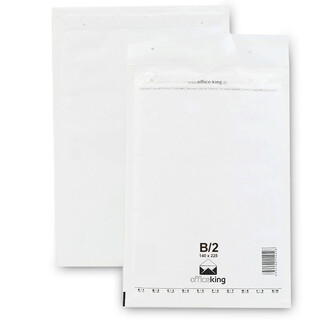 800 x B2 Versandtaschen Luftpolstertaschen B/2 Weiß 140×225 Luftpolsterumschlag 