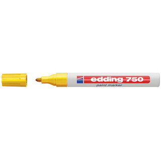 edding 750 Glanzlack-Marker creative - 2 - 4 mm Gelb