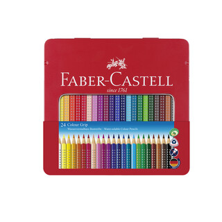 Faber-Castell Buntstift Colour Grip 24er Metalletui
