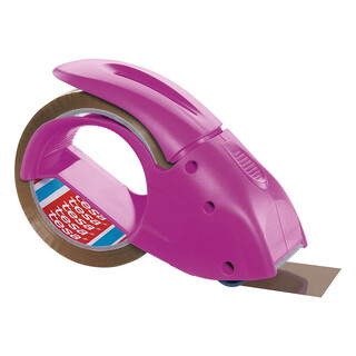 tesa Handabroller PacknGo inkl. 1 Rolle Packband Pink