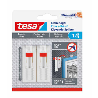 tesa Klebenagel Tapete & Putz 1,kg - verstellbar 1 Packung
