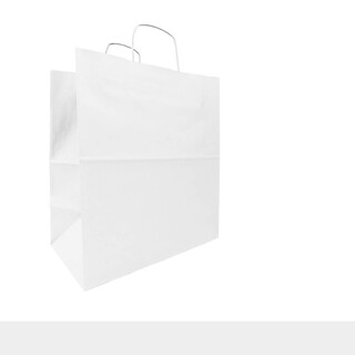 PODARI Papier-Tragetasche - Weiß 17,4 Liter - 1 Stück