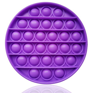 Fidget Toy Push Pop Bubble - Anti Stress Spielzeug - Kreis Lila