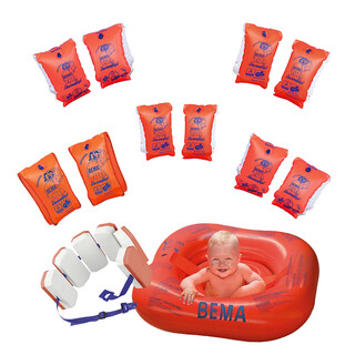 BEMA® Original Schwimmlernhilfe Schwimmhilfe Schwimmflügel, Orange