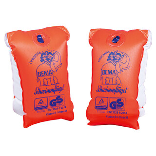 BEMA� Original Schwimmlernhilfe Schwimmhilfe Schwimmfl�gel, Orange 2 Paar - Gr. 00 / bis 11 kg