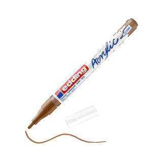 edding 5300 Acrylmarker fein Haselnuss