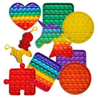 Fidget Toy Set Push Pop Bubble Antistressspielzeug für Kinder und Erwachsene