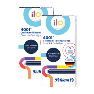 Pelikan Tintenpatrone f�r F�llhalter Blau-Schwarz 2x 5er Pack