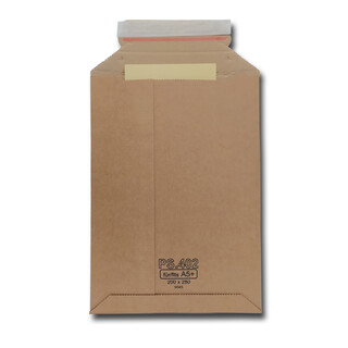 50 Wellpappversandtaschen 200 x 280 mm für A5+ Kartonversandtasche Versandtasche Pappe selbstklebend