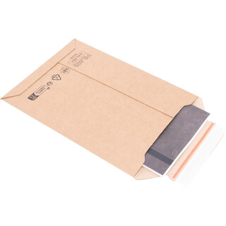 500 Wellpappversandtaschen 200 x 280 mm f�r A5+ Kartonversandtasche Versandtasche Pappe selbstklebend