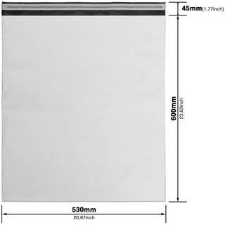 200 Versandt�ten Coex Versandbeutel f�r Kleidung Versandtaschen 530 x 600 mm [60my]