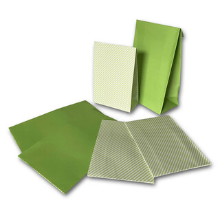 PODARI 6 Papiert�ten Hellgr�n Geschenkt�ten - 2 Gr��en | 12,5 x 19 cm & 10,5 x 15 cm | Geschenkverpackung