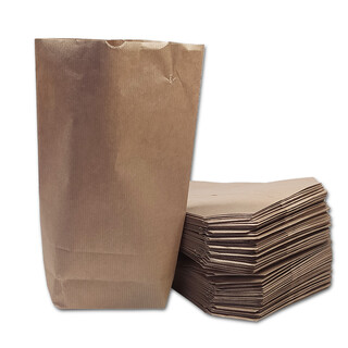 25 St�ck | Papiert�ten Braun 17 x 26 cm mit Kreuzboden Beutel Kraftpapier T�te Bodenbeutel