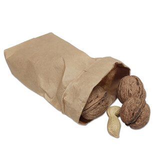 25 St�ck | Papiert�ten Braun 17 x 26 cm mit Kreuzboden Beutel Kraftpapier T�te Bodenbeutel