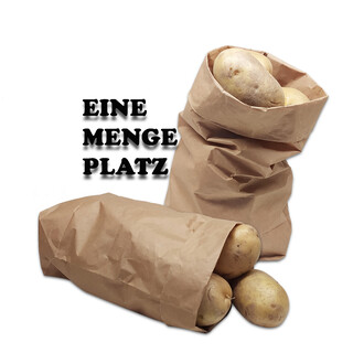 500 St�ck | Papiert�ten Braun 20 x 29 cm mit Kreuzboden Beutel Kraftpapier T�te Bodenbeutel