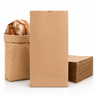 250 St�ck | Papiert�ten Braun 23 x 37 cm mit Kreuzboden Beutel Kraftpapier T�te Bodenbeutel
