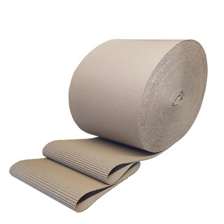 Rollenwellpappe Füllmaterial [50 cm x 70 m, 1 Rolle] Wellpappe auf Rolle C-Welle Verpackungsmaterial