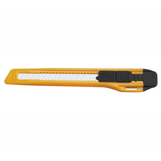 Cuttermesser Orange [Klingenbreite 9 mm inkl. 1 Abbrechklinge + 50 Abbrechklingen extra] Cutter