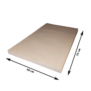 Schrenzpapier Bogen 50 x 75 cm Packpapier 1 kg 80 g/m�