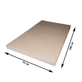 Schrenzpapier Bogen 75 x 100 cm Packpapier 1 kg 80 g/m�