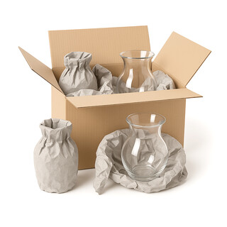 Schrenzpapier auf Rolle | 100 g/m� | 50 cm x 191 m 1 Rolle | Verpackungsmaterial Packpapier F�llmaterial