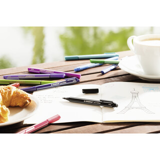Filzschreiber - STABILO pointMax - 8er Pack - Pastellfarben - mit 8 verschiedenen Farben