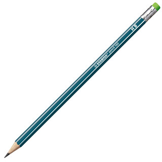 Sechskant-Schulbleistift Petrol mit Radierer - STABILO pencil 160