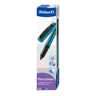 Pelikan Pina Colada Tintenroller Petrol-Metallic für Links- und Rechshänder  
