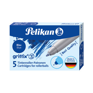 Pelikan griffix Patronen Knigsblau fr Tintenschreiber, Blister 2x5