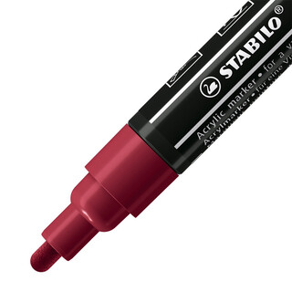 Acrylmarker - STABILO FREE Acrylic - T300 Rundspitze 2-3mm - Urban - 5er Pack- mit 5 verschiedenen Farben
