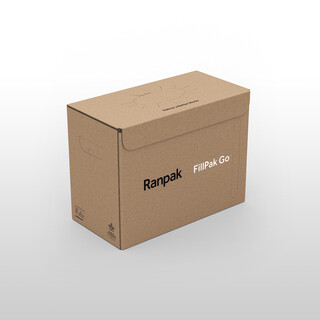 Ranpak FillPak Go recyceltes Packpapier, 38cm x 360m Füllmaterial im Spender