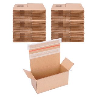 Automatik Karton - 120 Versandkartons mit selbstklebendem Deckel - Kartonagen 195 x 95 x 90 mm - VP20