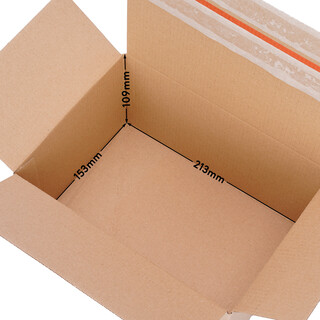 Automatik Karton - 60 Versandkartons mit selbstklebendem Deckel - Kartonagen 213 x 153 x 109 mm - VP30