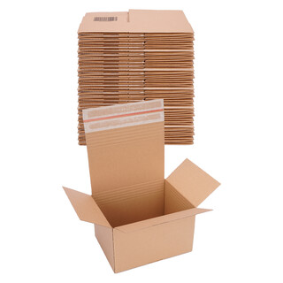 Automatik Karton - 60 Versandkartons mit selbstklebendem Deckel - Kartonagen 260 x 200 x 115-160 mm - VP40