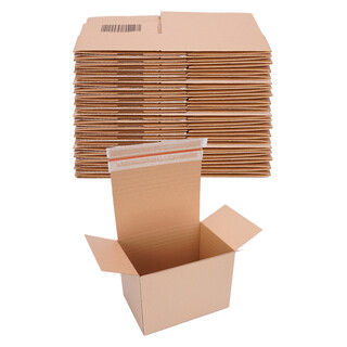 Automatik Karton - 40 Versandkartons mit selbstklebendem Deckel - Kartonagen 304 x 216 x 130-220 mm - VP50