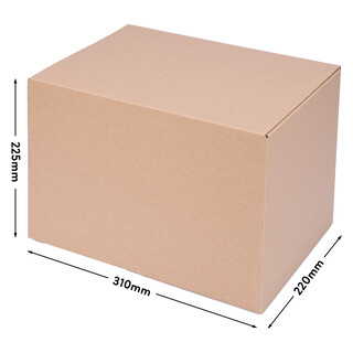 Automatik Karton - 40 Versandkartons mit selbstklebendem Deckel - Kartonagen 304 x 216 x 130-220 mm - VP50