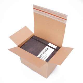 Automatik Karton - 40 Versandkartons mit selbstklebendem Deckel - Kartonagen 304 x 216 x 130-220 mm - VP50