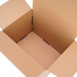 Automatik Karton - 300 Versandkartons mit selbstklebendem Deckel - Kartonagen 304 x 216 x 130-220 mm - VP50