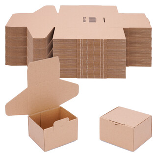 100 Versandkartons - 120 x 100 x 80 mm - kleine Kartons für Versand Faltschachteln