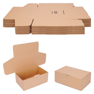 50 Versandkartons - 250 x 150 x 100 mm - kleine Kartons für Versand Faltschachteln