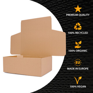 1000 Versandkartons - 350 x 250 x 130 mm - kleine Kartons für Versand Faltschachteln
