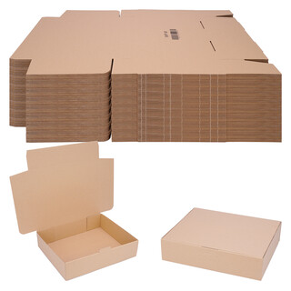300 Faltschachteln Braun | 365 x 300 x 95mm - WP M | Versandkarton DHL Karton Hermes DPD GLS Verpackung