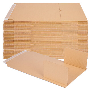 Buchverpackung 100 Stück selbstklebend, 217 x 155 x 10-50 mm, Universal Wickelverpackung