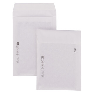 100 Papierpolsterversandtaschen 170 x 225 mm Weiß A5 Versandtaschen mit Papierpolster