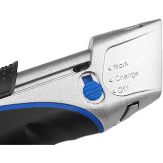 DAHLE 10892 Safety Heavy Duty Cuttermesser inkl. 1 Klinge - schwarz/silber