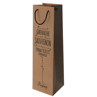 Geschenktaschen f�r Flaschen 10,5 x 36 x 10 cm mit Tragegriff in versch. Designs und Farben - Susy Card