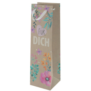 Geschenktaschen f�r Flaschen 10,5 x 36 x 10 cm mit Tragegriff in versch. Designs und Farben - Susy Card