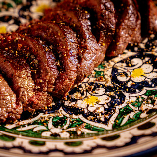 Lagan Rishtan Servierteller Keramikteller � 26 - 29 cm - Usbekische Servierplatte mit handbemaltem Design