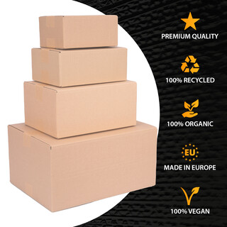 verpacking 500 Faltkartons 295 x 195 x 190 mm Braun (Au�enma� 300 x 200 x 200 mm) KK 31 1-wellig Versandkarton f�r kleine Waren DHL P�ckchen DPD GLS Hermes Kartons