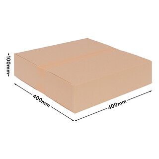 verpacking 200 Faltkartons 395 x 395 x 90 mm Braun (Au�enma� 400 x 400 x 100 mm) KK 91 1-wellig Versandkarton f�r mittelgro�e Waren DHL Paket DPD GLS Hermes Kartons